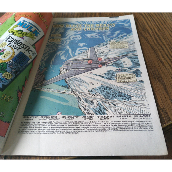 X-Factor #2 (March 1986 Marvel Comics) - Picture 3 of 3